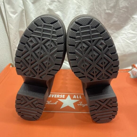 Converse Chuck 70 De Luxe Heel Leather Boot US W7 Black - Picture 3 of 11